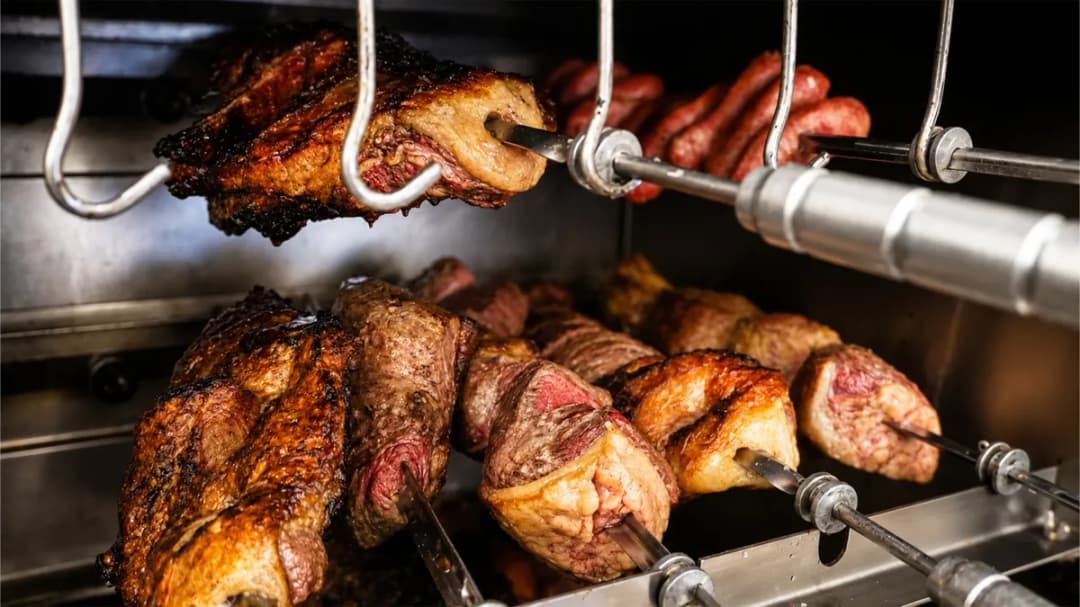 Carnes na brasa