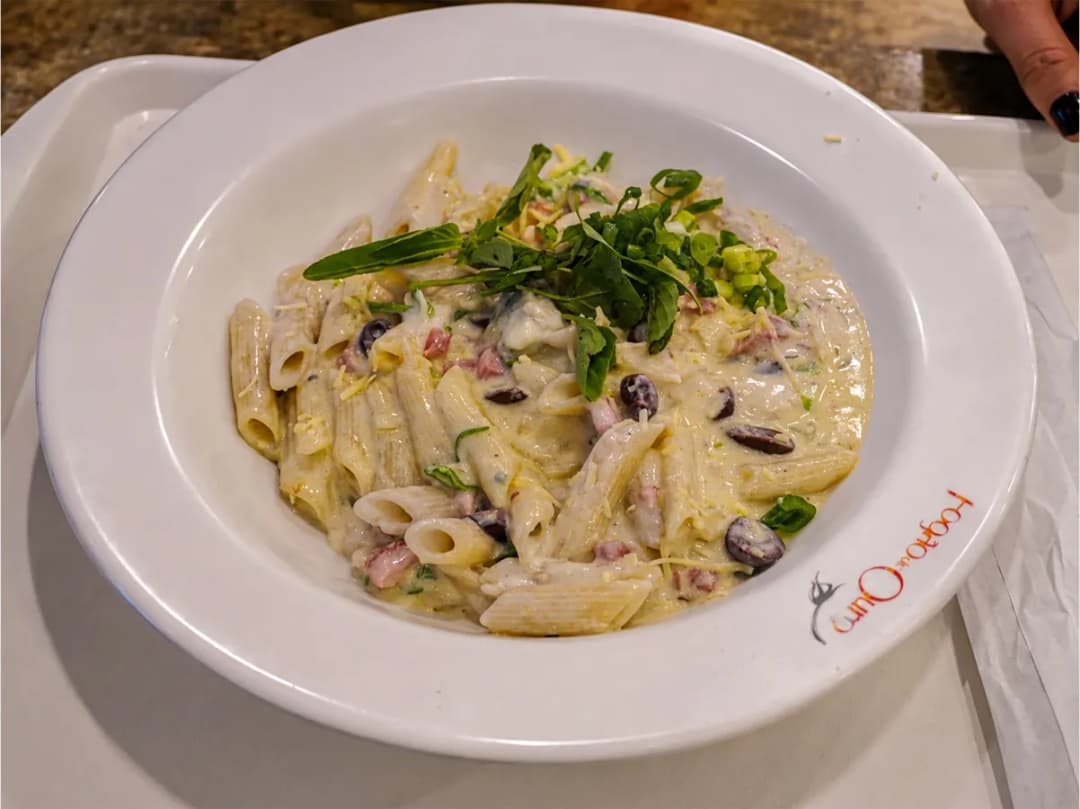 Penne ao molho branco